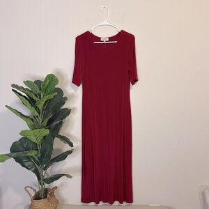 Vintage made in USA Red Dress petite medium